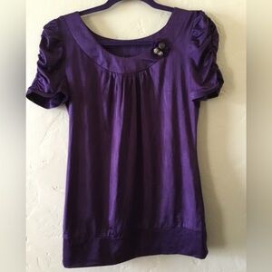 Elegant Purple Women's Top